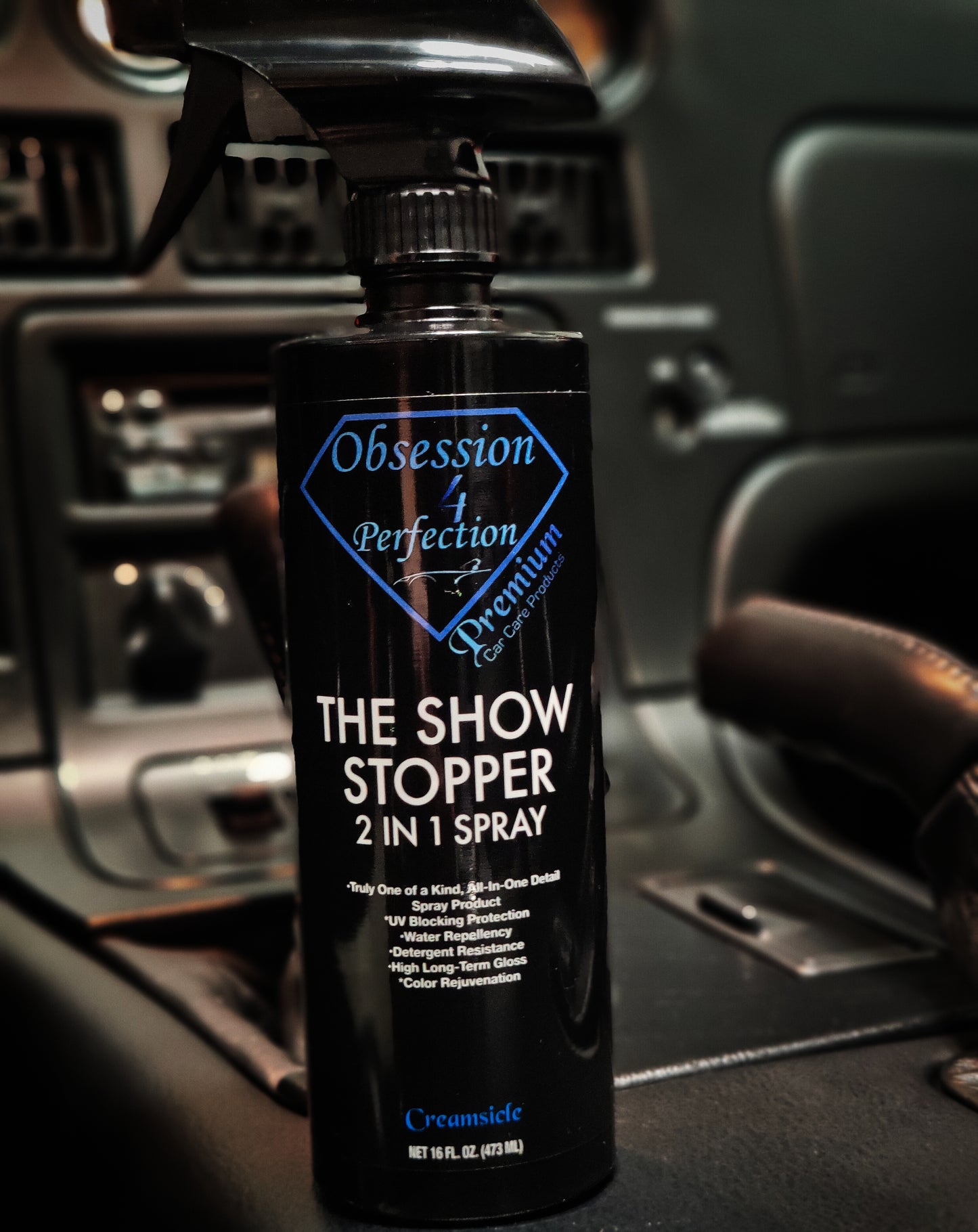 The Show Stopper 2&1 Detail Spray -Interior/ Exterior UV Protectant