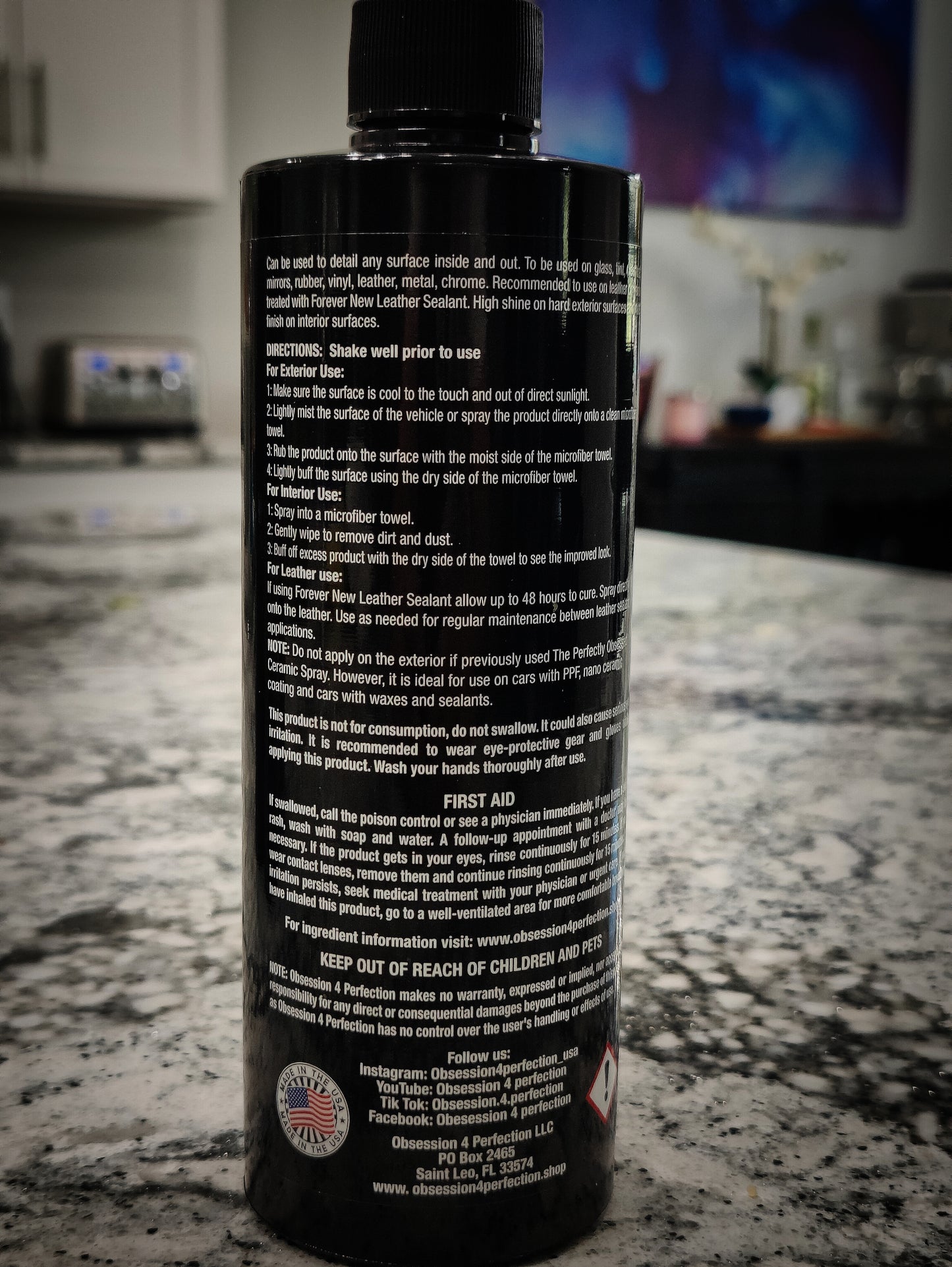 The Show Stopper 2&1 Detail Spray -Interior/ Exterior UV Protectant